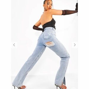 NWT! BOOHOO STRAIGHT LEG JEANS